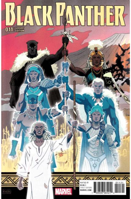 Black Panther #11 Rivera Connecting G Variant Cover Near Mint (9.4) [Marvel Comic] THUMBNAIL