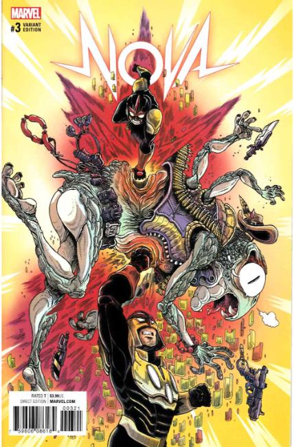 Nova #3 Stokoe Variant Cover [Marvel Comic] LARGE