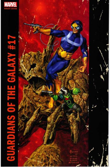 Guardians of the Galaxy #17 Jusko Corner Box Variant Cover [Marvel Comic] LARGE