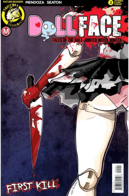 Dollface #2 Cover B- Tattered & Torn [Danger Zone Comic] THUMBNAIL