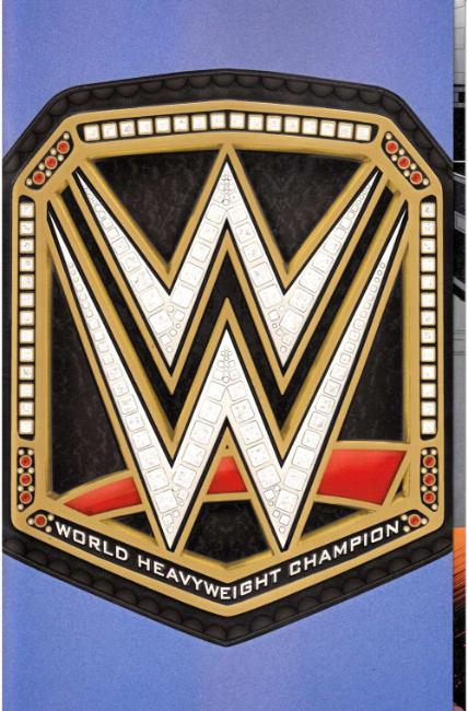 WWE #2 World Championship Belt Foil Party Variant Cover [Boom Comic] THUMBNAIL