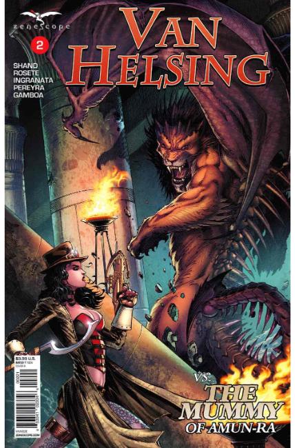GFT Van Helsing Vs The Mummy #2 Cover B [Zenescope Comic] LARGE