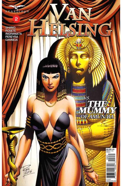 GFT Van Helsing Vs The Mummy #2 Cover C [Zenescope Comic] LARGE