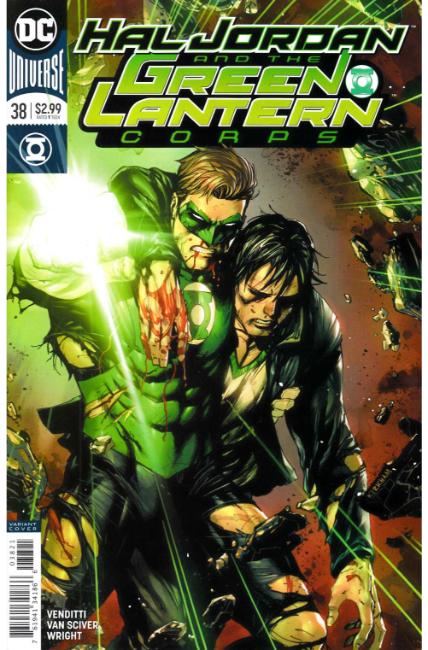 Hal Jordan and the Green Lantern Corps #38 Kirkham Variant Cover [DC Comic] LARGE