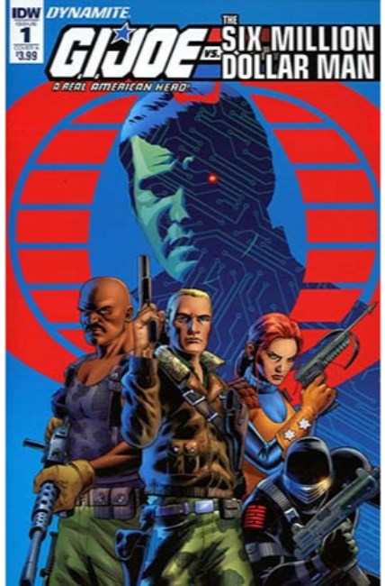 GI Joe vs Six Million Dollar Man #1 Cover A [IDW Comic] LARGE