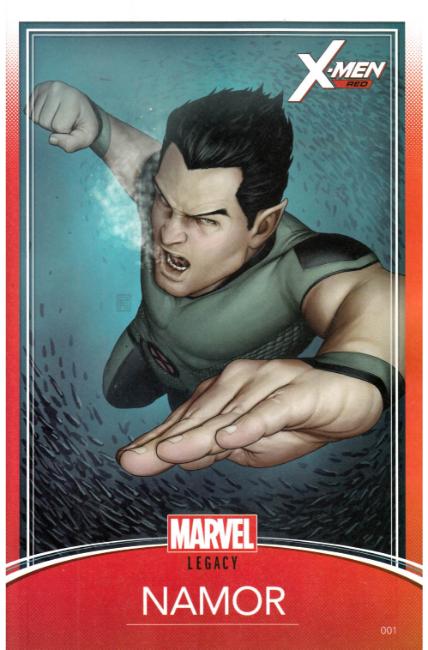 X-Men Red #1 Christopher Trading Card Variant Cover Near Mint (9.4) [Marvel Comic] THUMBNAIL