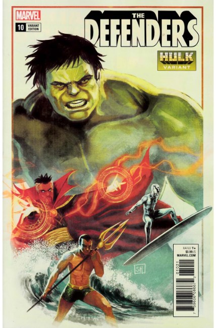 Defenders #10 Marquez Hulk Variant Cover [Marvel Comic] LARGE