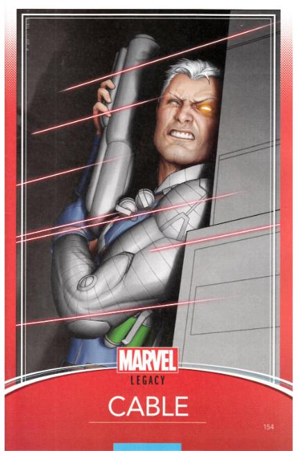 Cable #154 Christopher Trading Card Variant Cover [Marvel Comic] LARGE