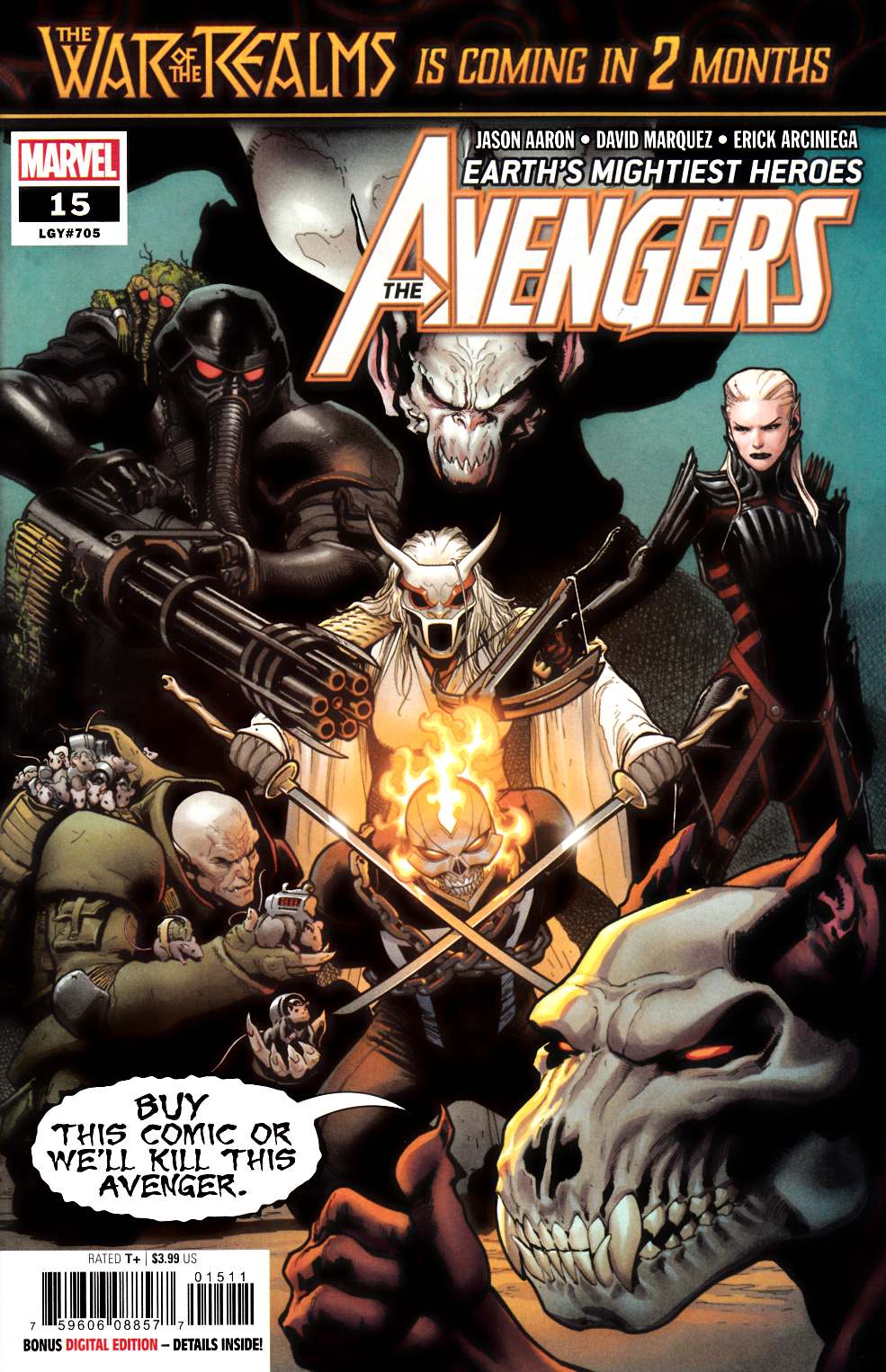 Avengers #15 Near Mint (9.4) [Marvel Comic] LARGE
