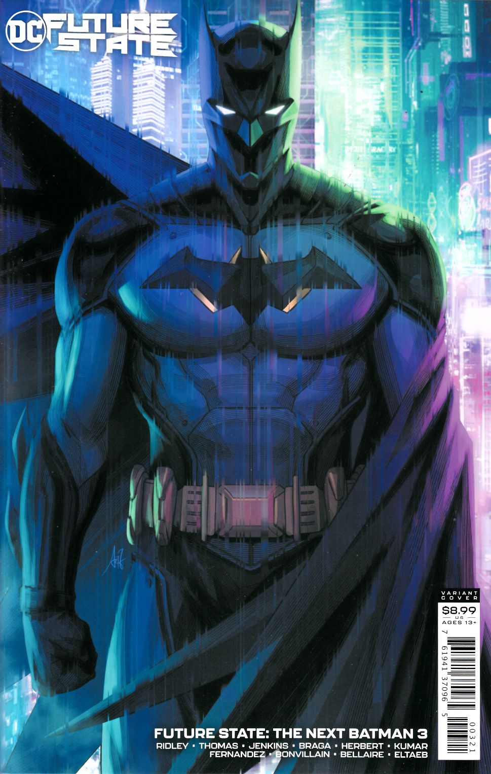 Future State the Next Batman #3 Lau Variant Cover Near Mint (9.4) [DC Comic] THUMBNAIL