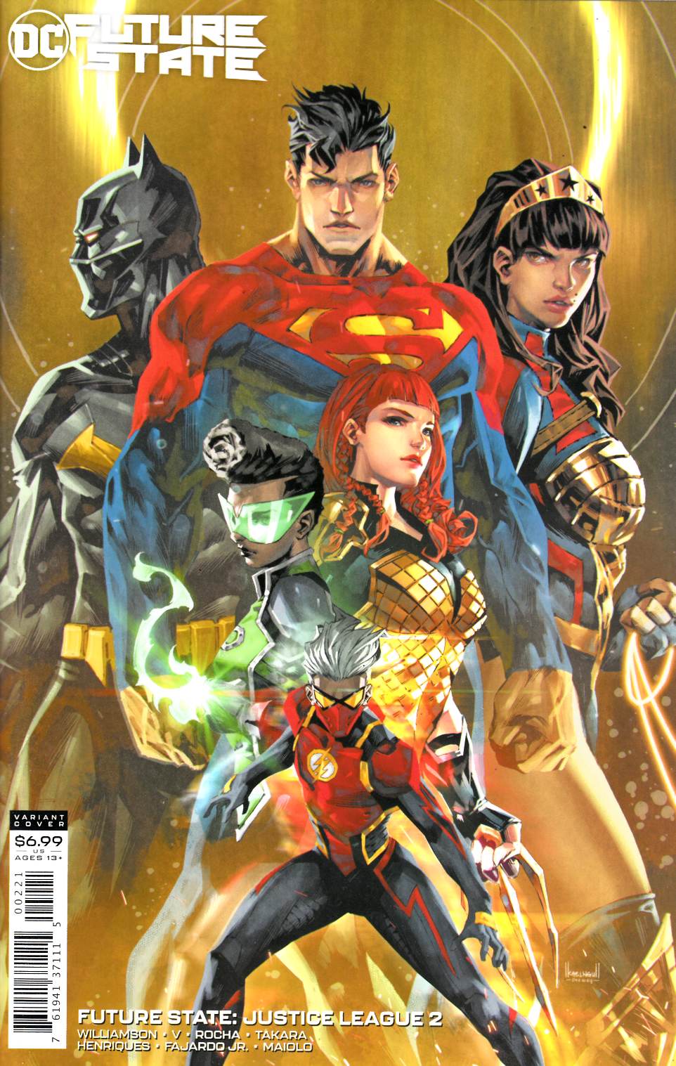 Future State Justice League #2 Ngu Variant Cover Near Mint (9.4) [DC Comic] LARGE