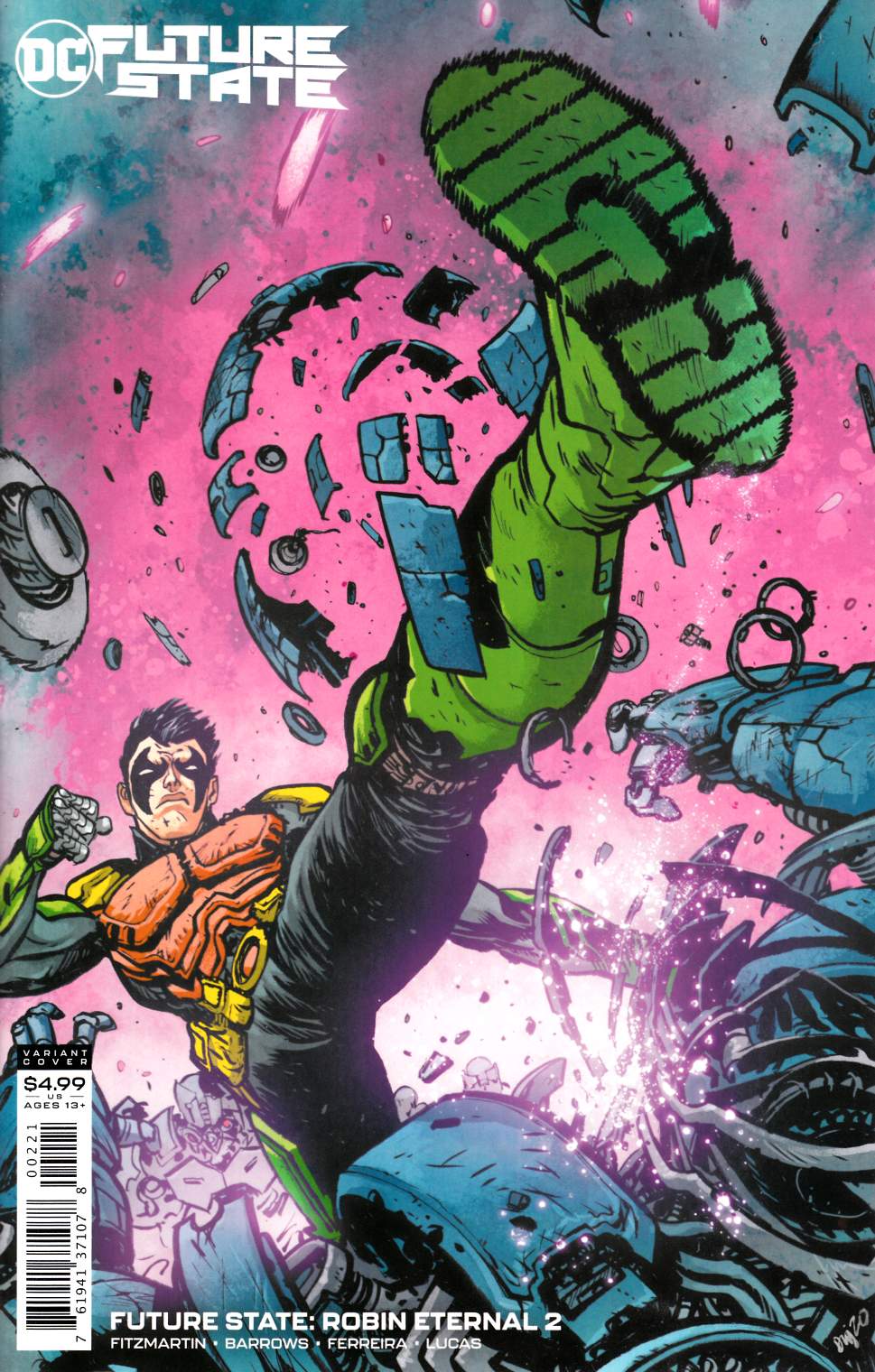 Future State Robin Eternal #2 Johnson Variant Cover Near Mint (9.4) [DC Comic] LARGE