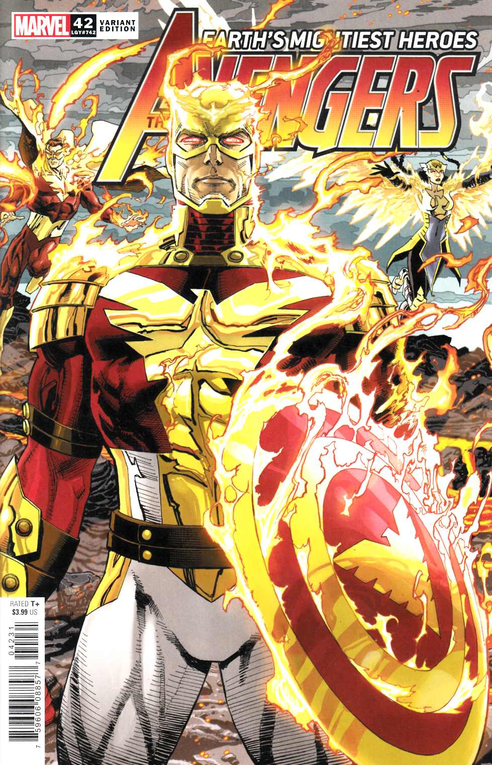 Avengers #42 Weaver Connecting Variant Cover Near Mint (9.4) [Marvel Comic] THUMBNAIL