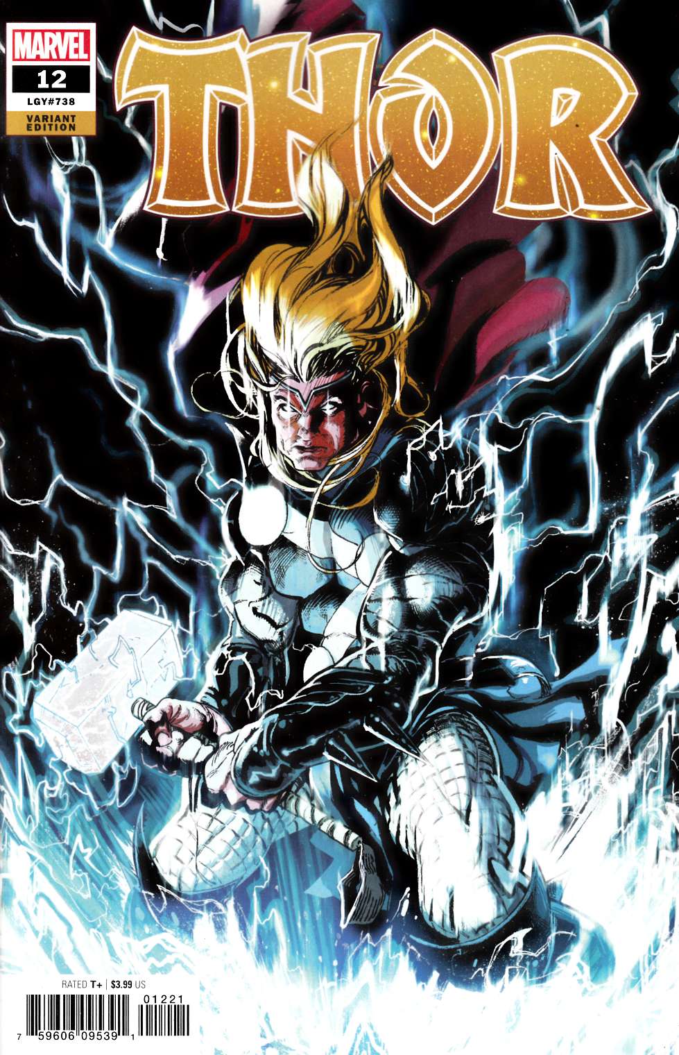 Thor #12 Shaw Variant Cover Near Mint (9.4) [Marvel Comic] THUMBNAIL