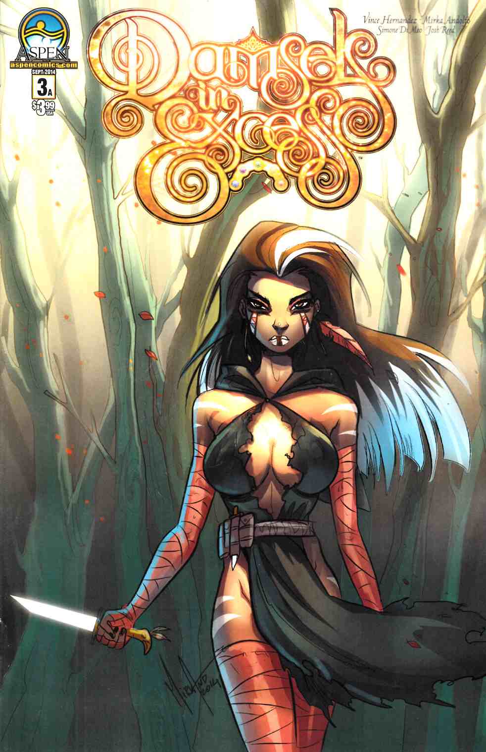 Damsels in Excess #3 Cover A [Aspen Comic] THUMBNAIL