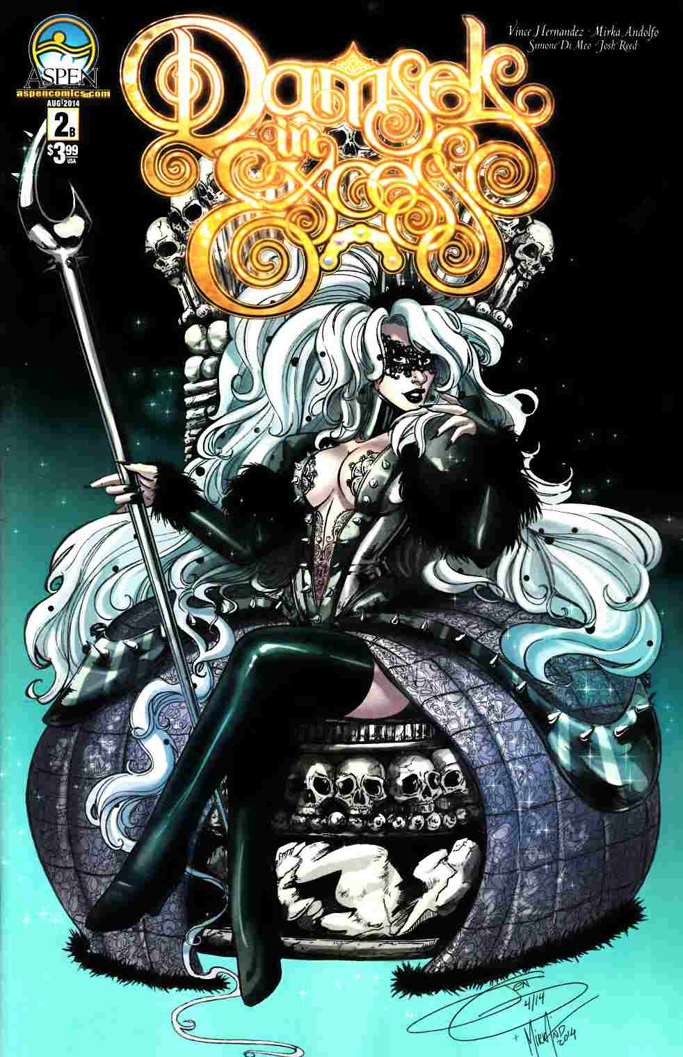 Damsels in Excess #2 Cover B [Aspen Comic] THUMBNAIL
