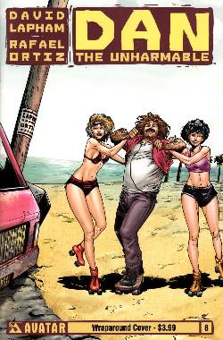 Dan The Unharmable #8 Wrap Cover [Comic] LARGE