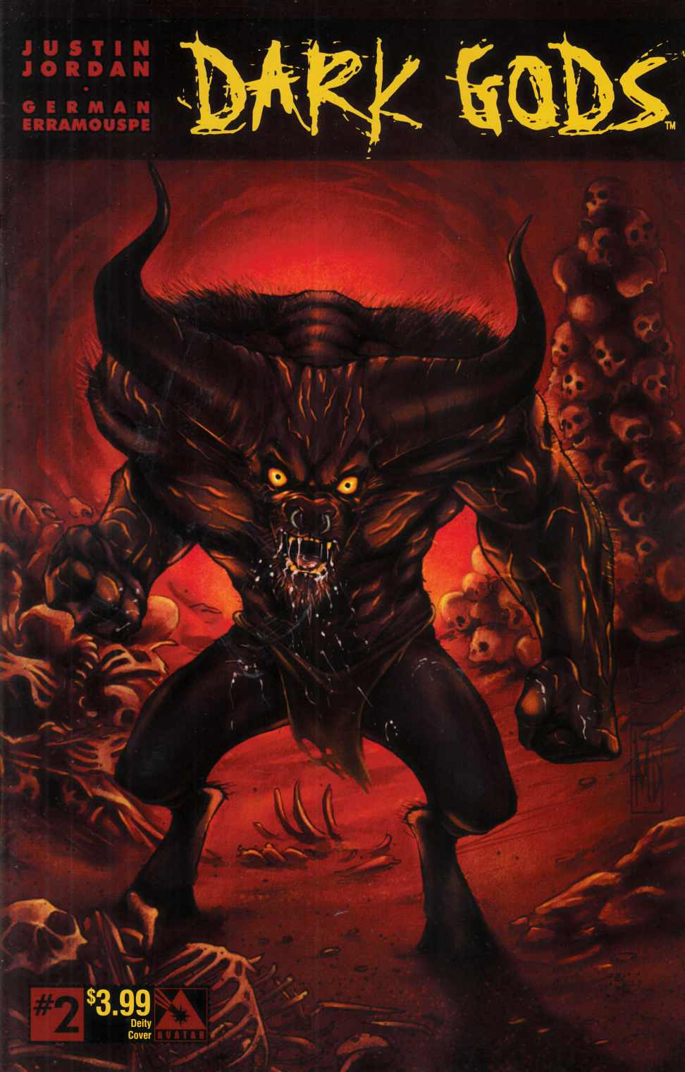 Dark Gods #2 Deity Cover [Avatar Comic] LARGE