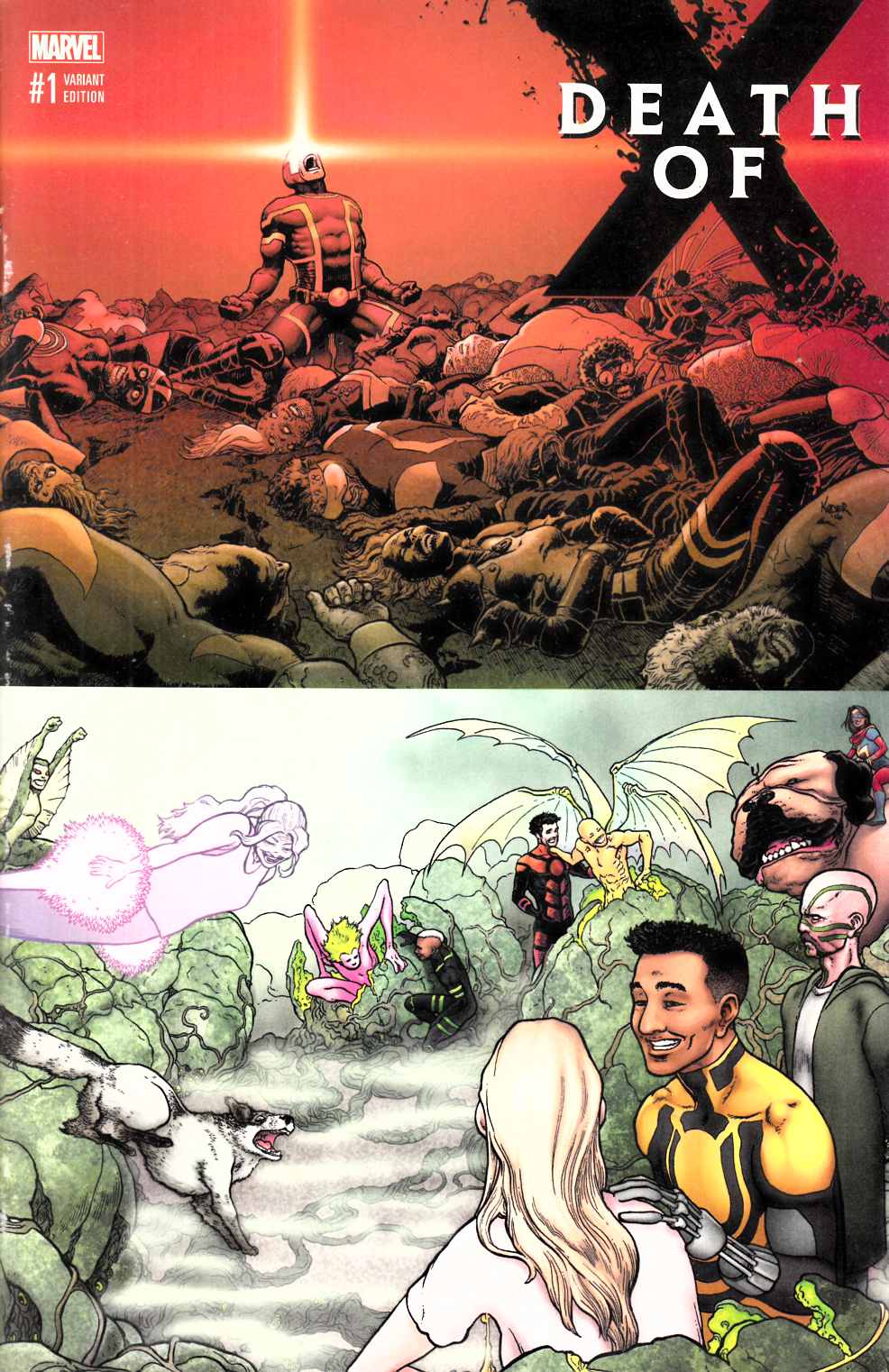 Death Of X #1 Kuder Wraparound Variant Cover [Marvel Comic] THUMBNAIL