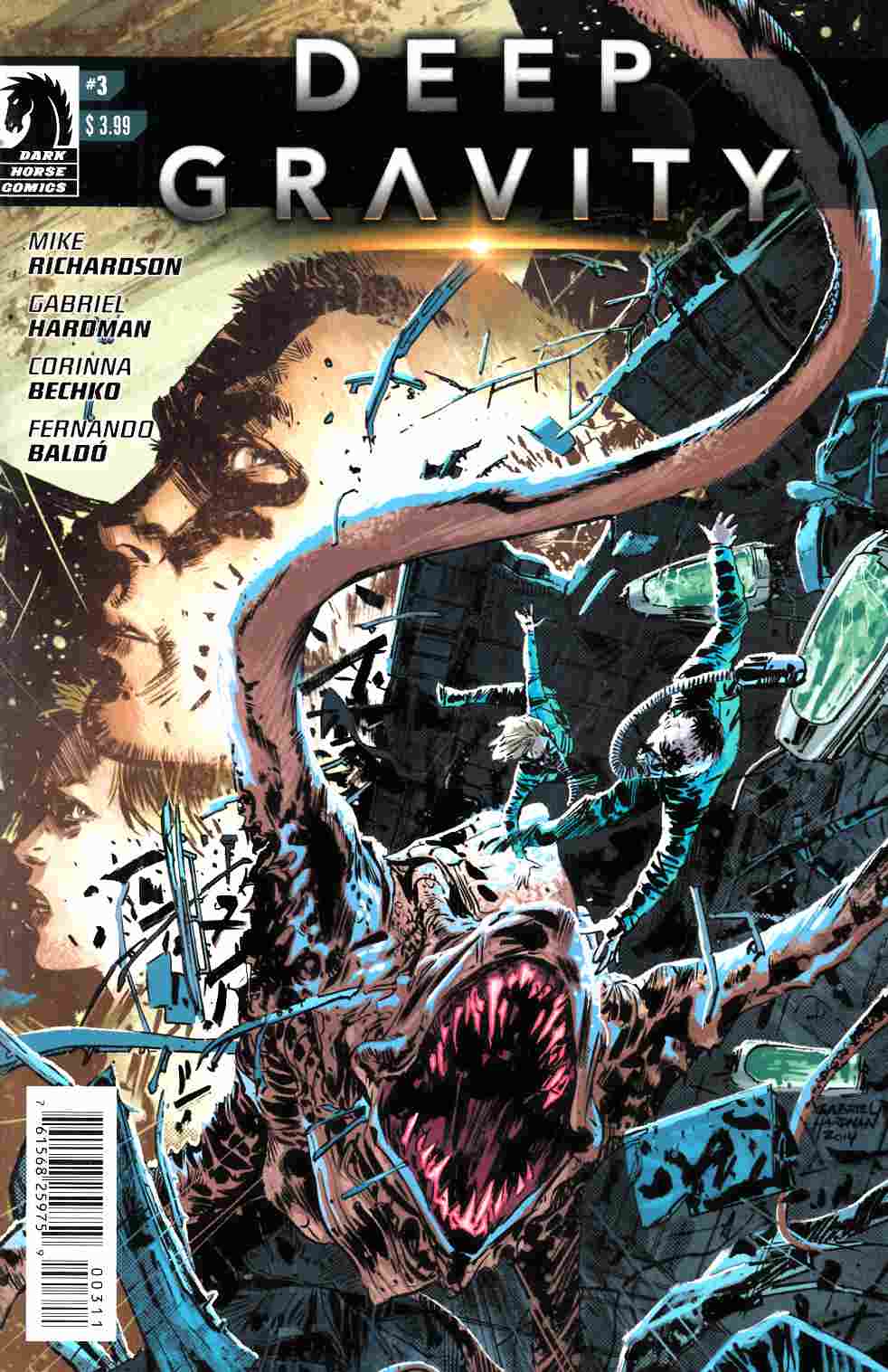 Deep Gravity #3 [Dark Horse Comic] LARGE