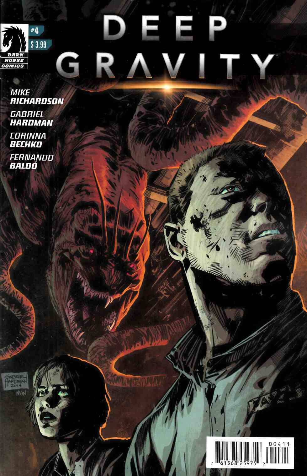 Deep Gravity #4 [Dark Horse Comic] LARGE