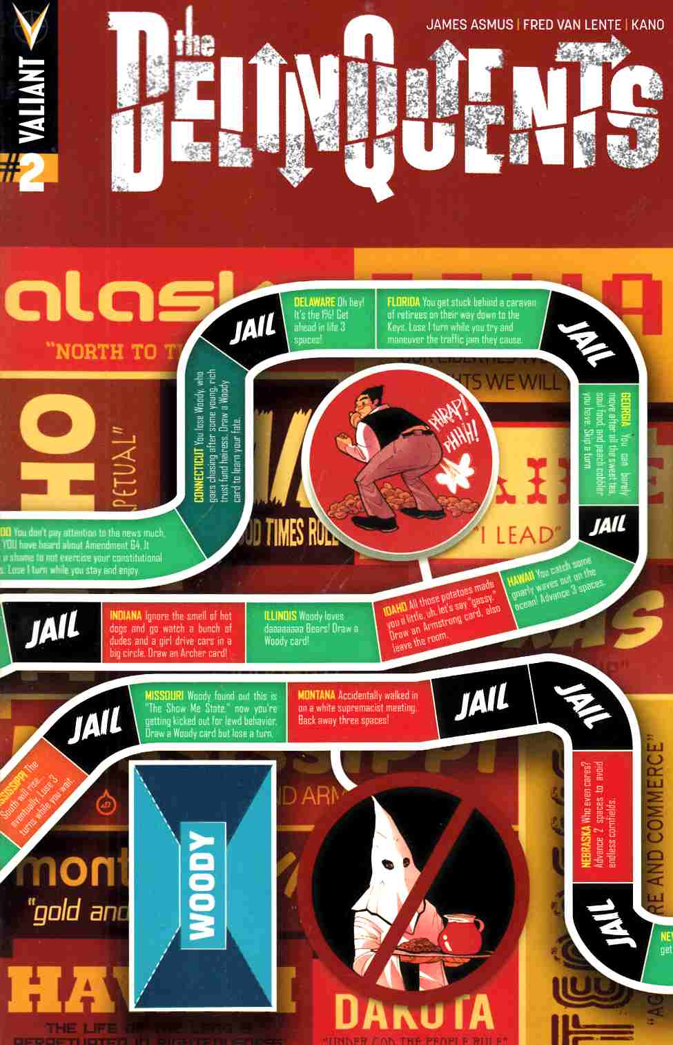 Delinquents #2 Board Game Cover [Comic] THUMBNAIL