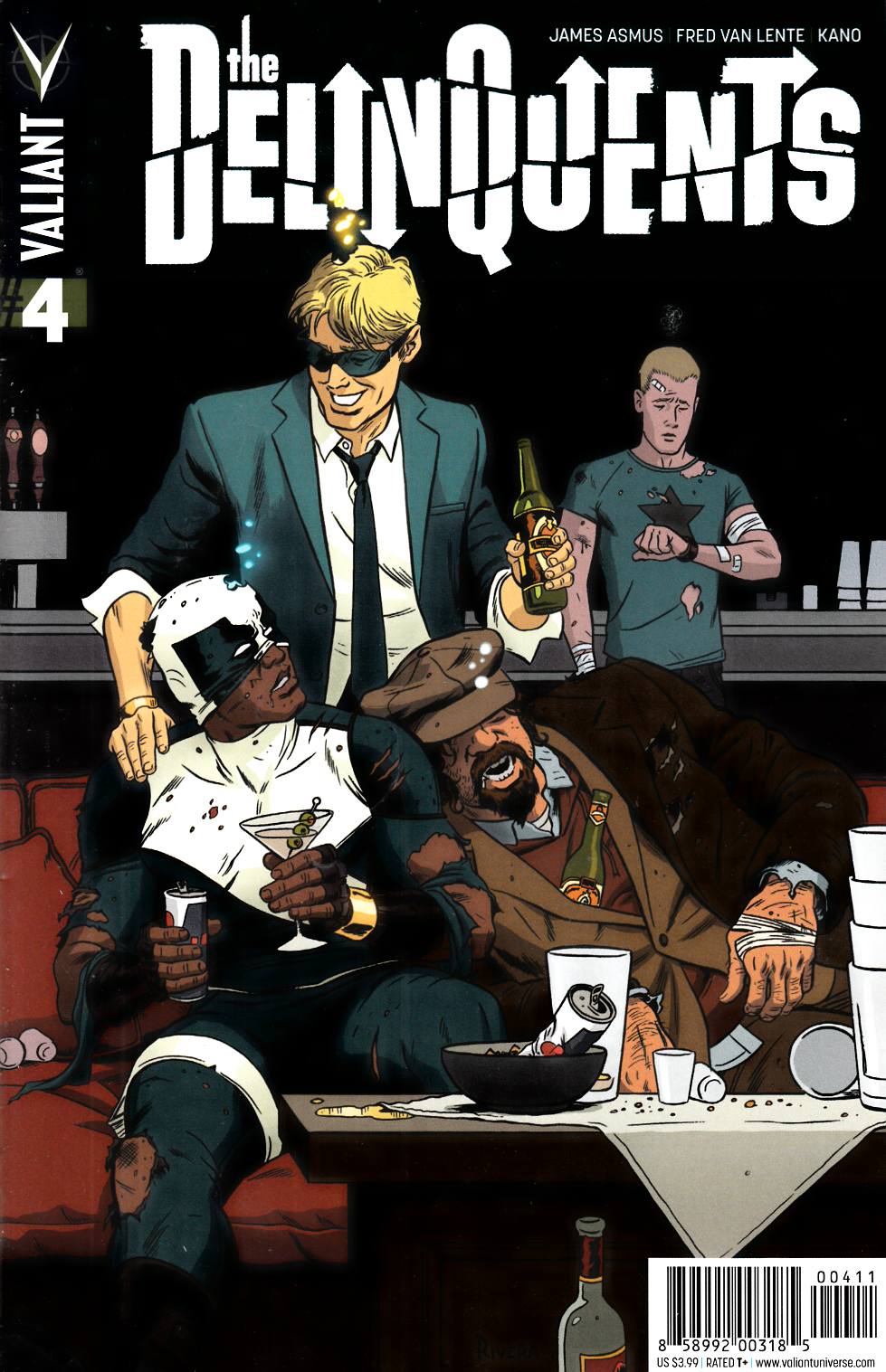 Delinquents #4 Cover A- Rivera [Valiant Comic] LARGE