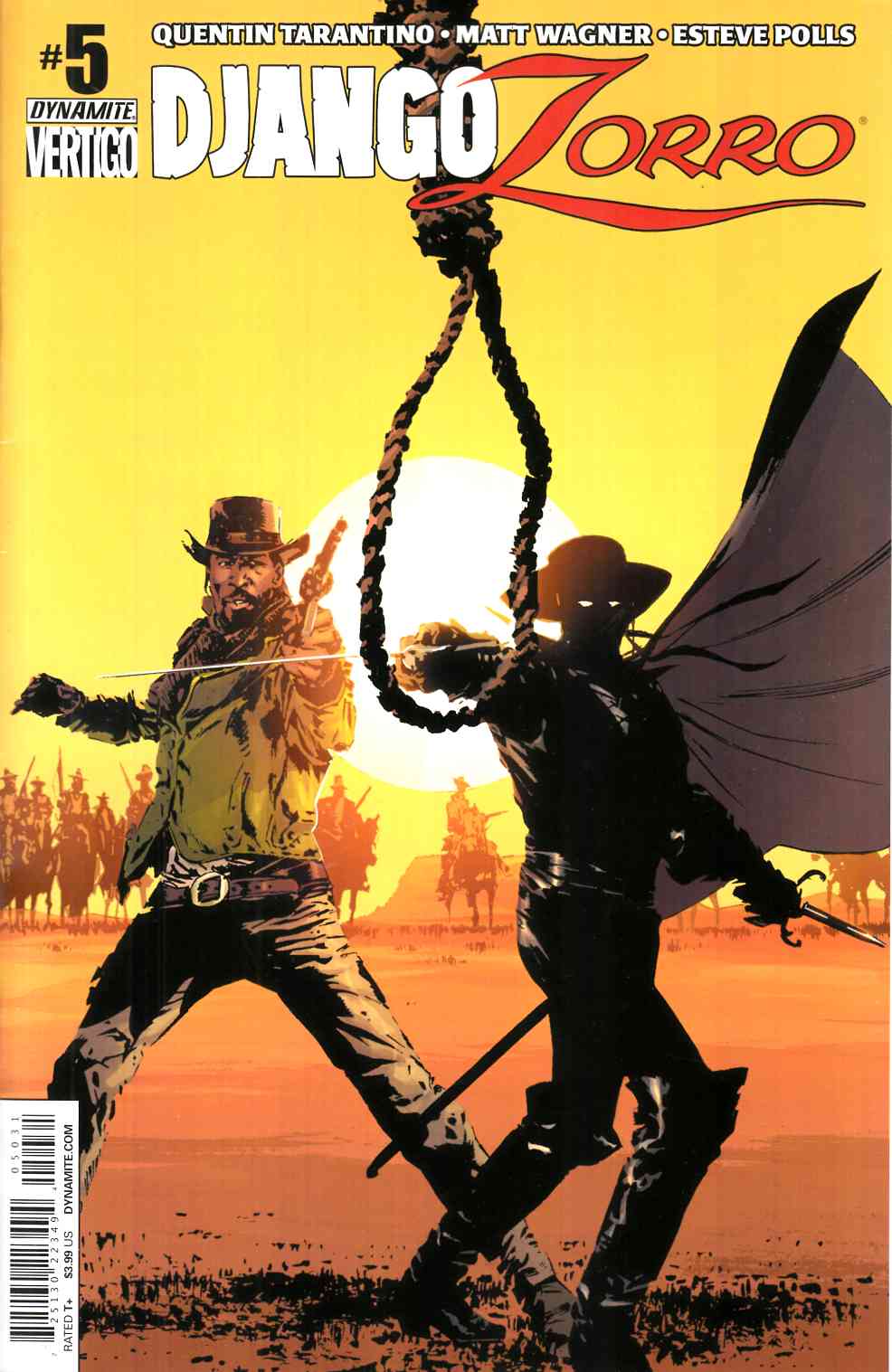 Django and zorro comic