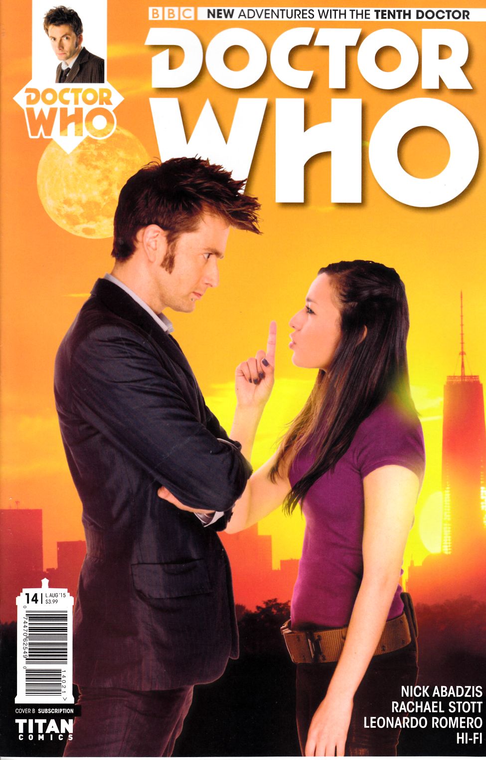 Doctor Who 10th Doctor #14 Subscription Photo [Titan Comic] LARGE