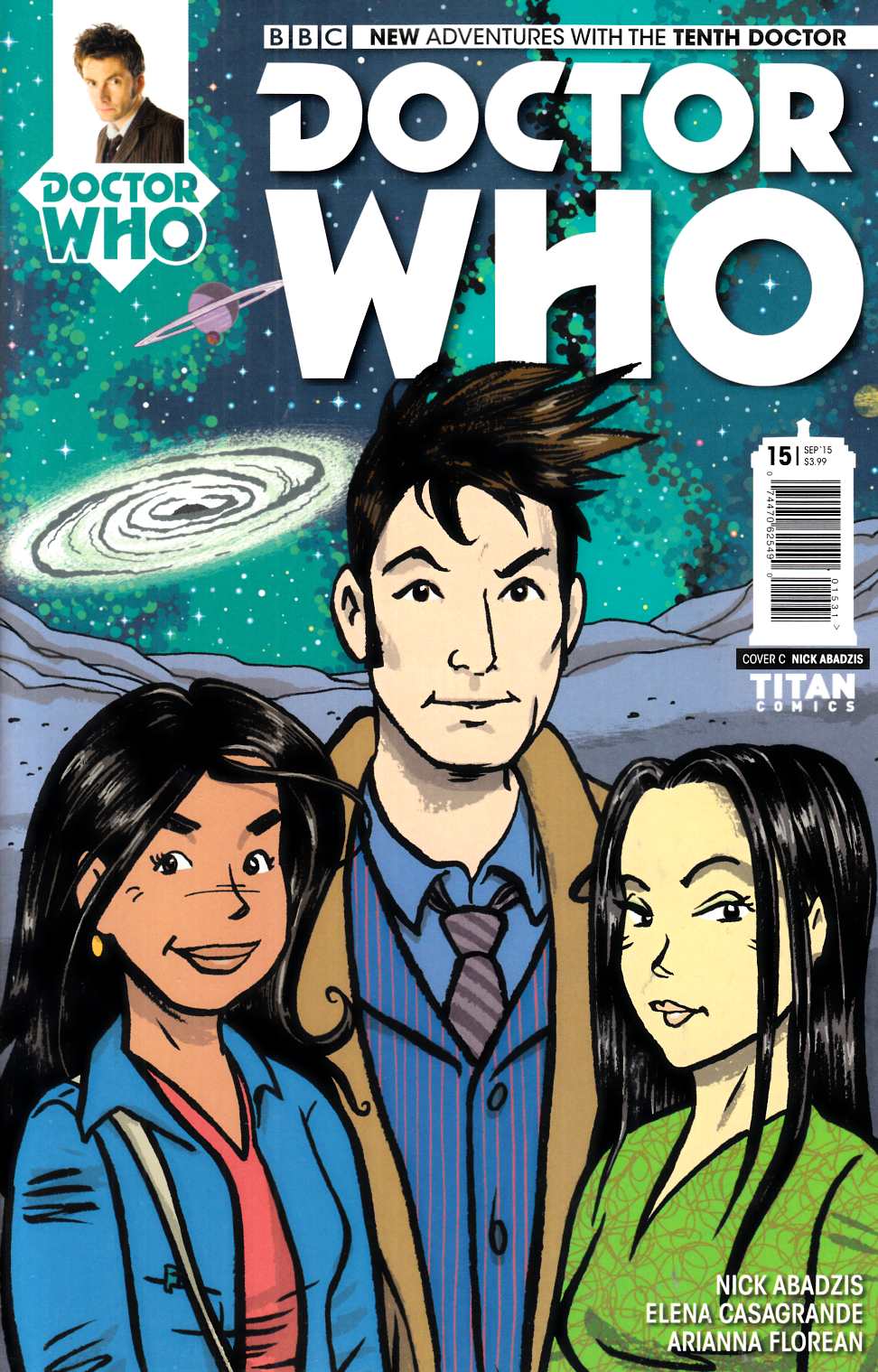 Doctor Who 10th Doctor #15 Abadzis Incentive Cover [Titan Comic] THUMBNAIL