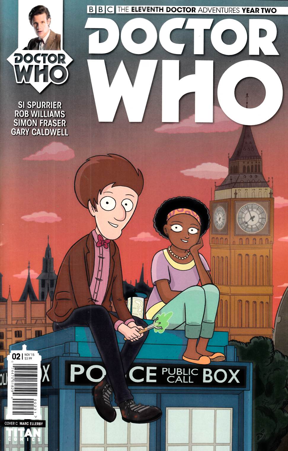 Doctor Who 11th Doctor Year 2 #2 Ellerby Varaint [Titan Comic] THUMBNAIL