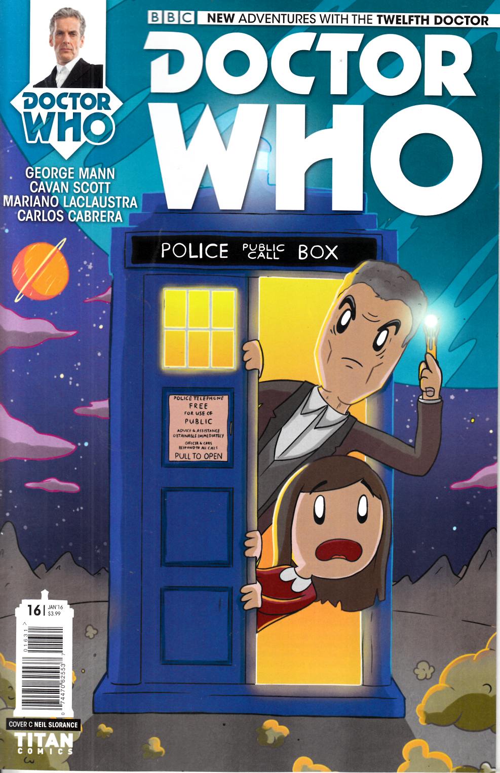 Doctor Who 12th Doctor #16 Slorance Variant Cover  [Titan Comic] THUMBNAIL