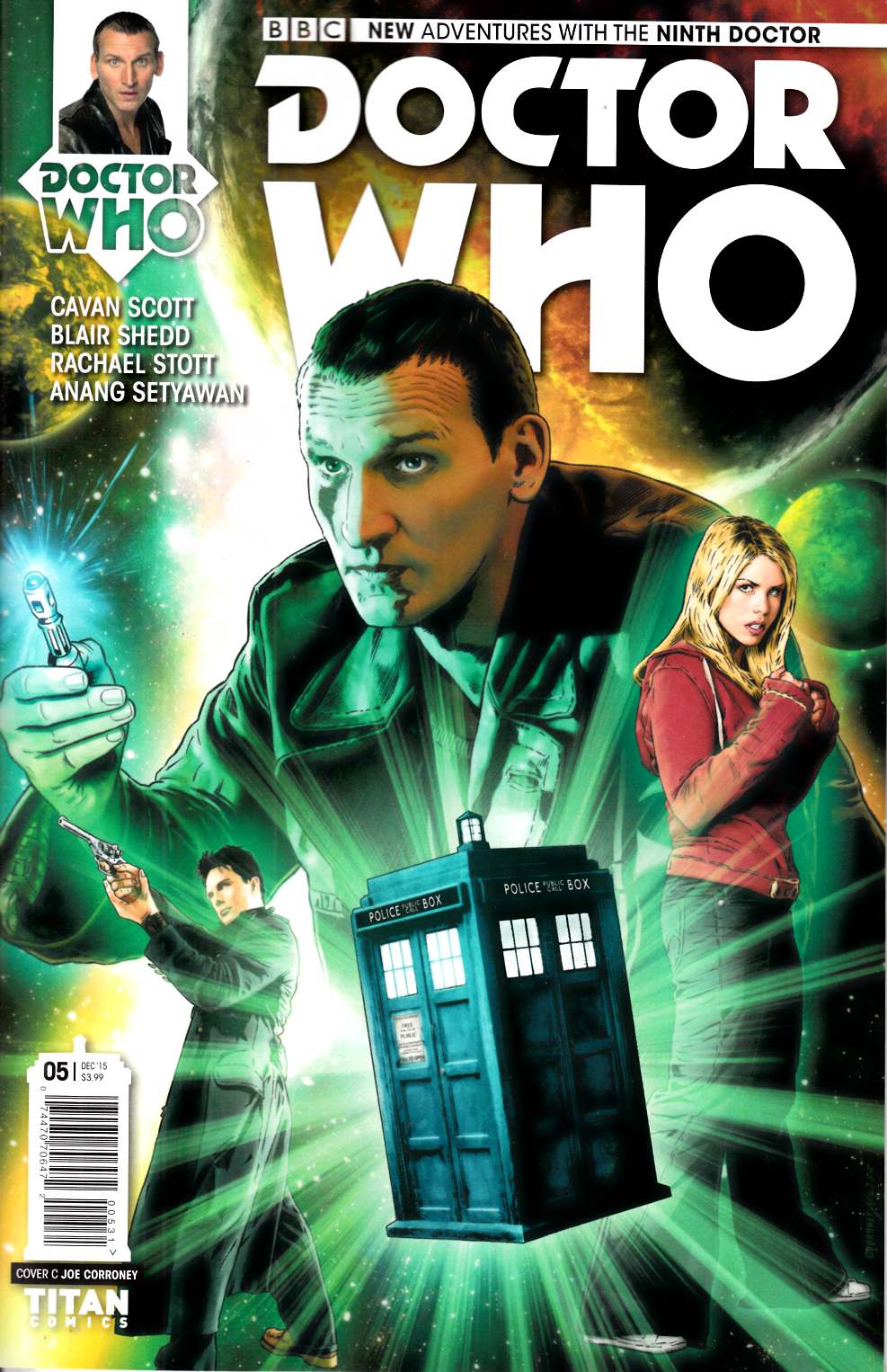 Doctor Who 9th Doctor #5 Corroney Variant Cover [Titan Comic] LARGE