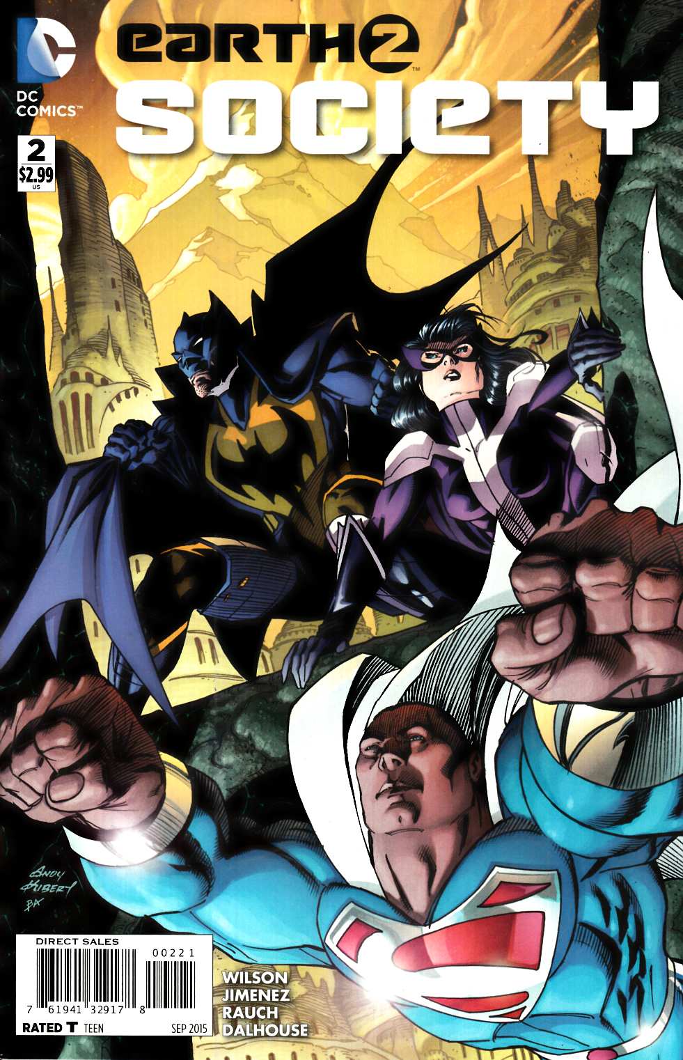 Earth 2 Society #2 Siqueira Variant Cover [DC Comic] THUMBNAIL