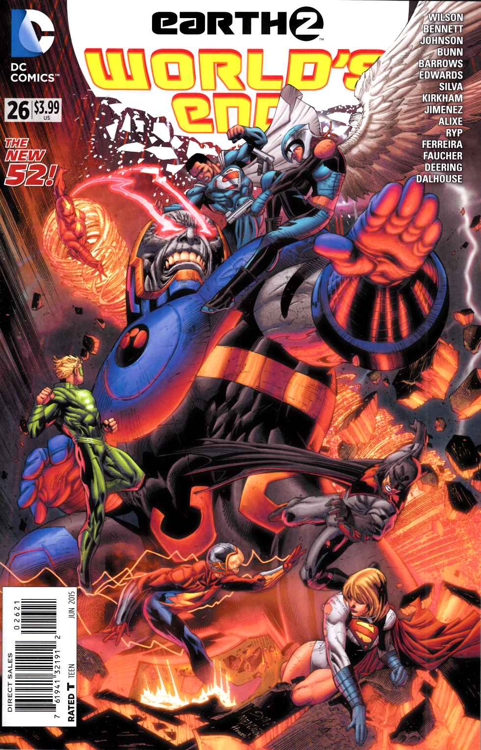 Earth 2 Worlds End #26 Syaf Variant Cover [DC Comic] LARGE