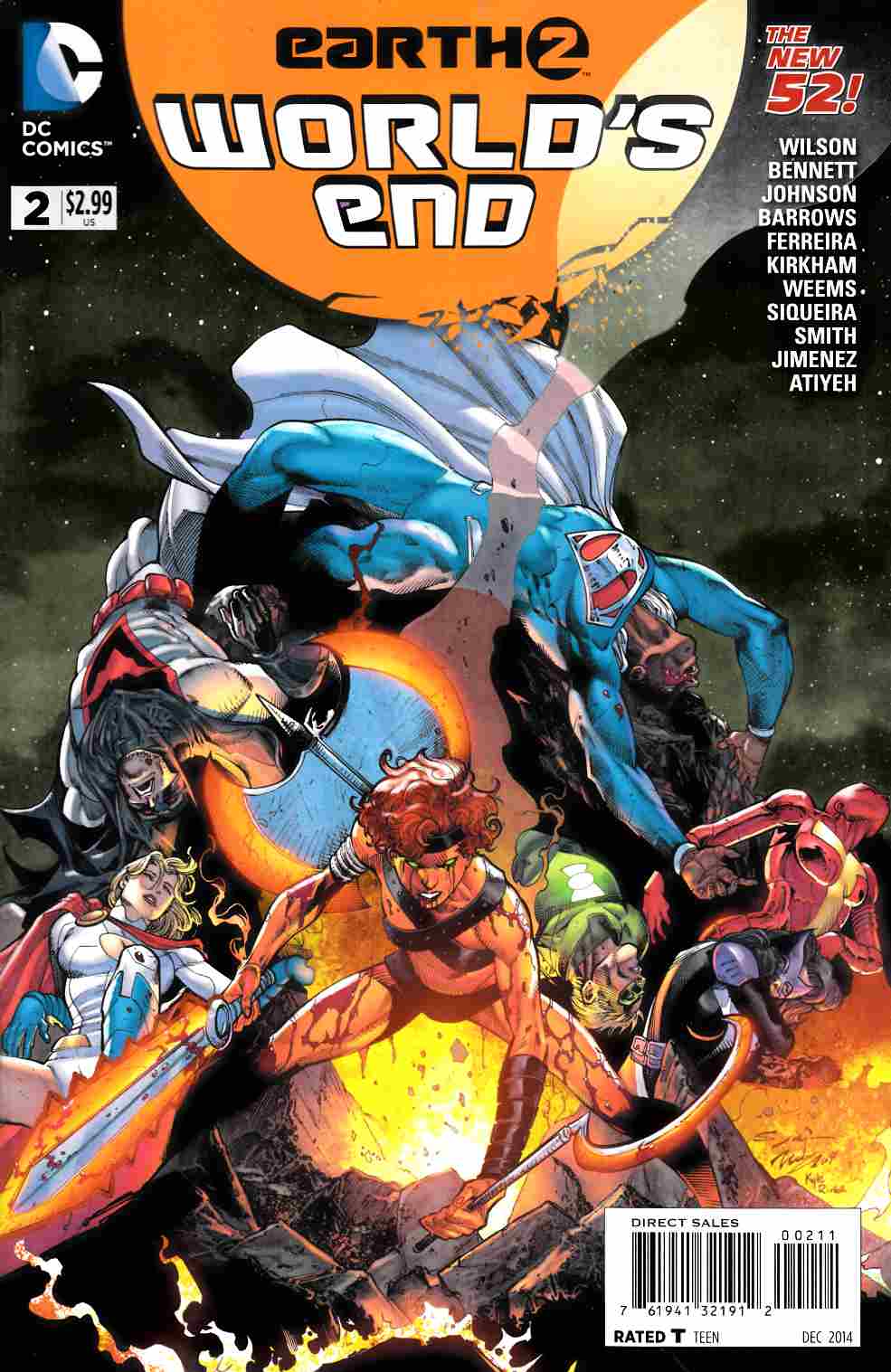 Earth 2 Worlds End #2 [DC Comic] LARGE