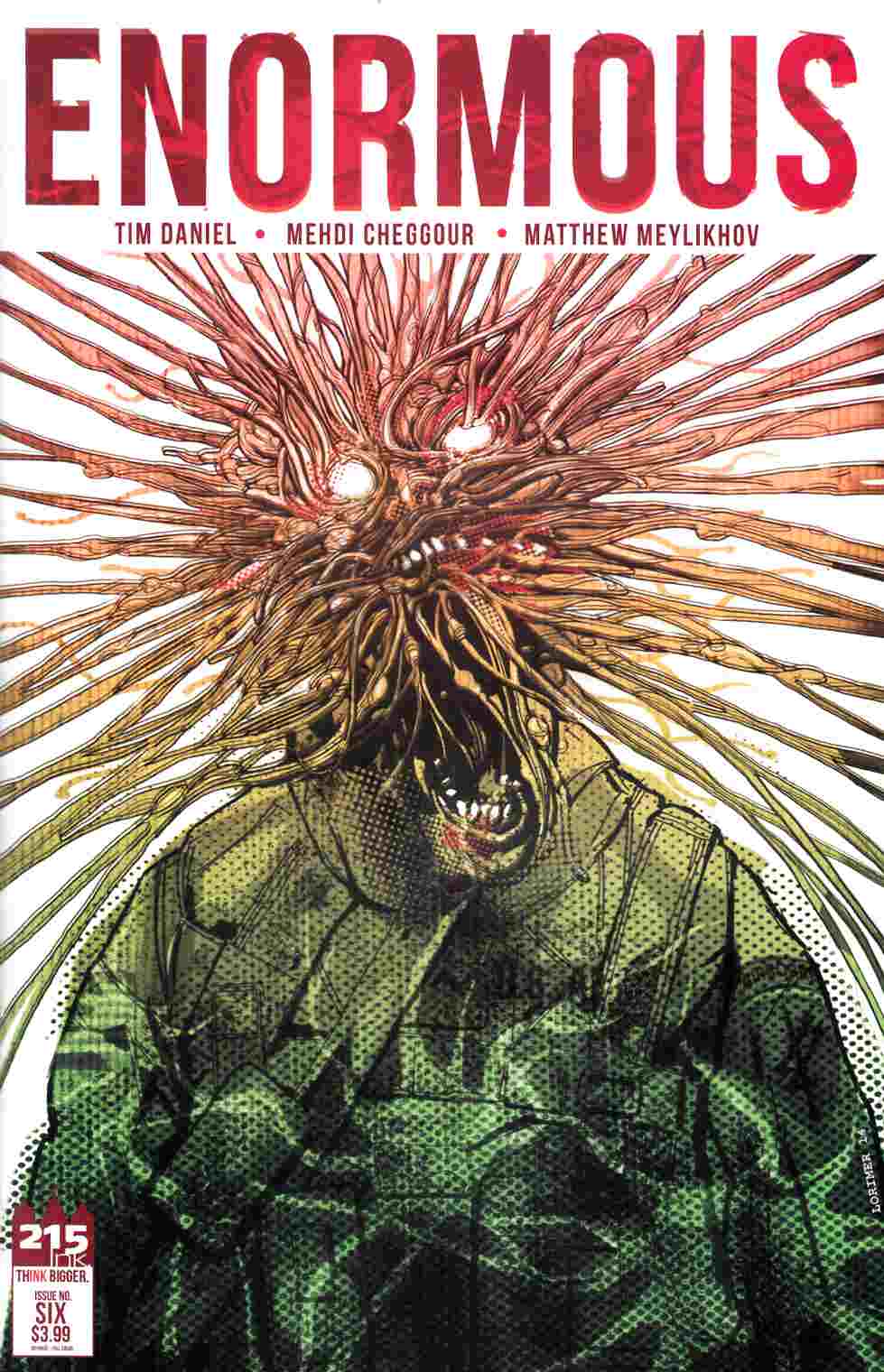 Enormous #6 Cover B- Lorimer [215 Ink Comic] THUMBNAIL