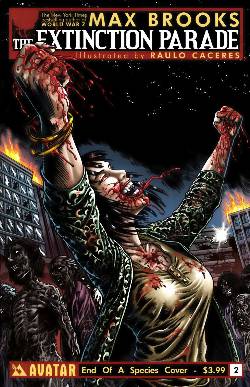 Extinction Parade #2 End of Species Cover [Avatar Comic] LARGE