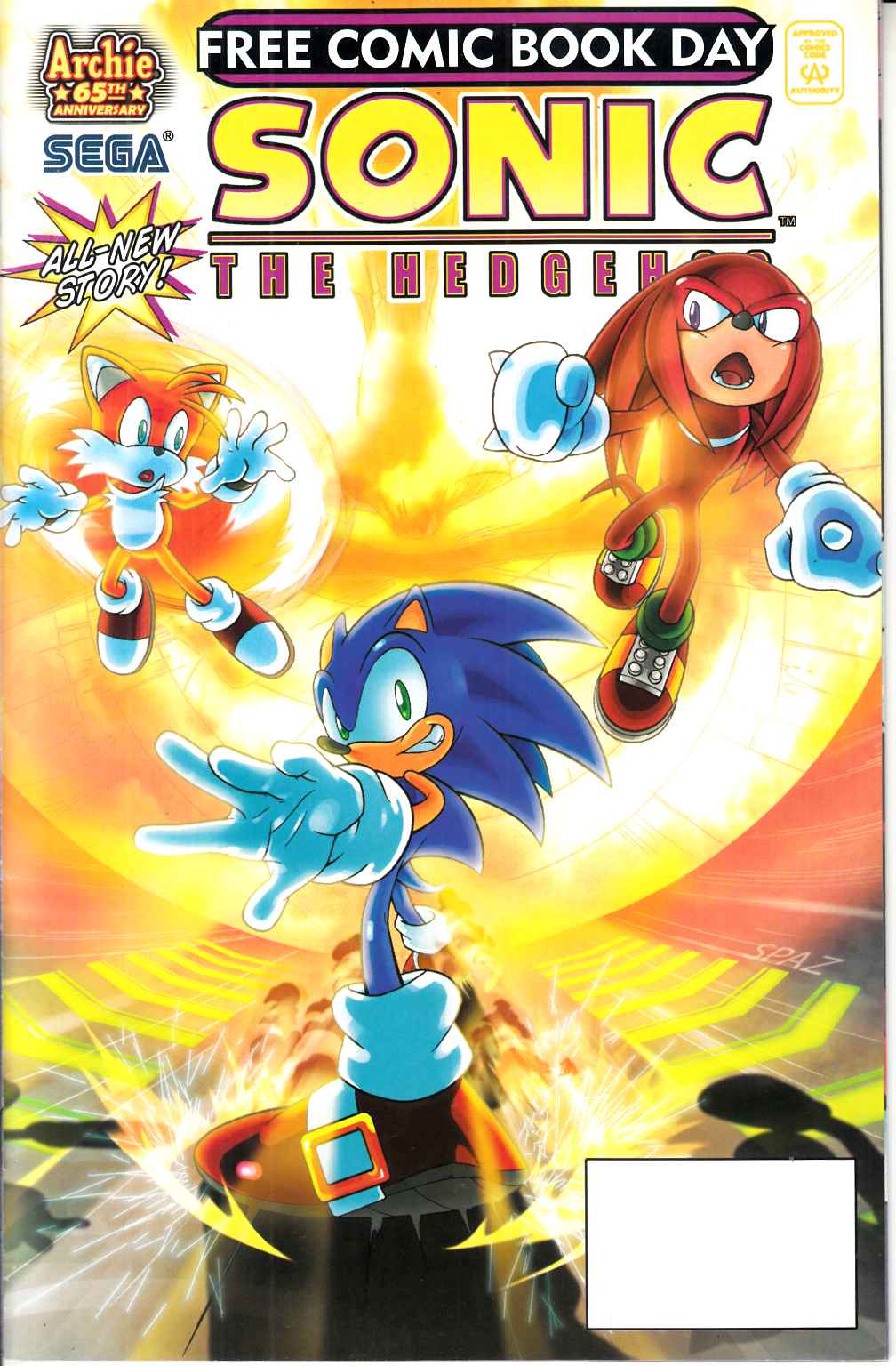 Sonic The Hedgehog FCBD 2007 (One Shot) Near Mint (9.4) [Archie Comic]