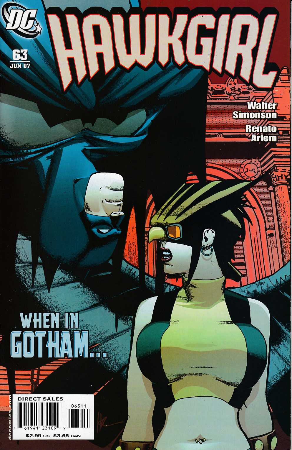 Hawkgirl #63 Near Mint (9.4) [DC Comic] LARGE