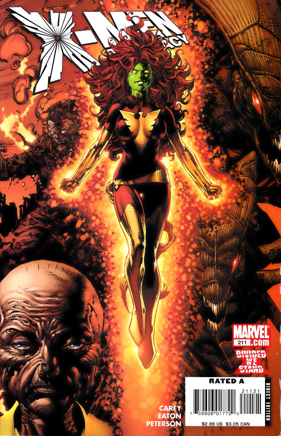 X-Men Legacy #211 Skrull Variant Cover Near Mint Minus (9.2) [Marvel Comic] THUMBNAIL
