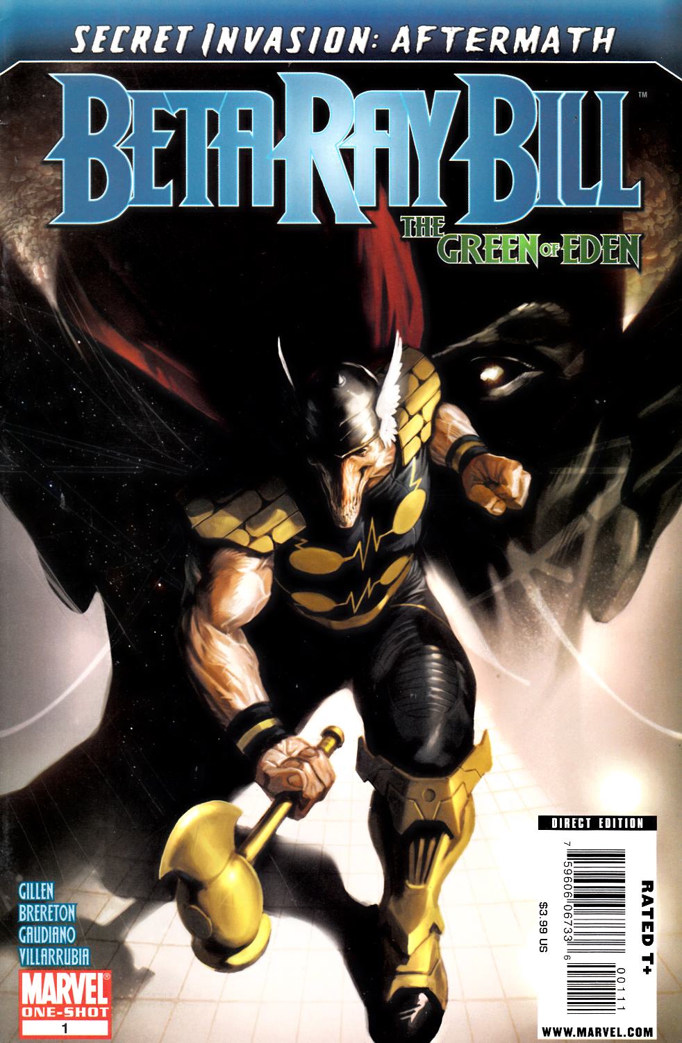 Secret Invasion Aftermath Beta Ray Bill Green of Eden #1 [Marvel Comic]