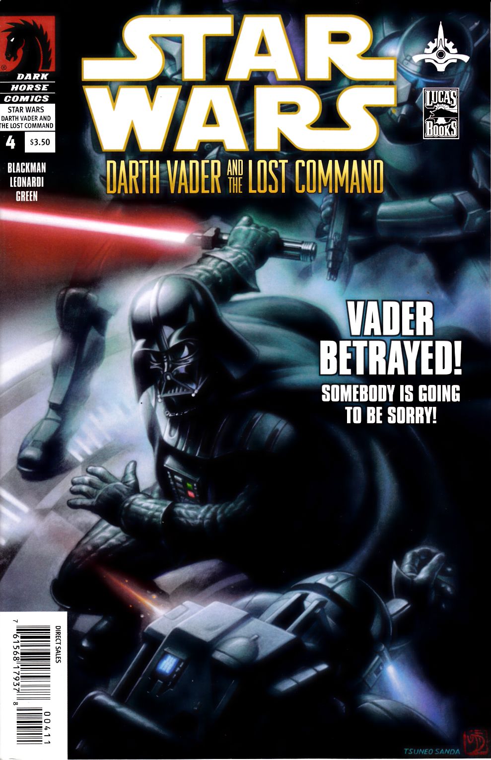 Star Wars Darth Vader and the Lost Command #4 Very Fine (8.0) [Dark Horse Comic] LARGE