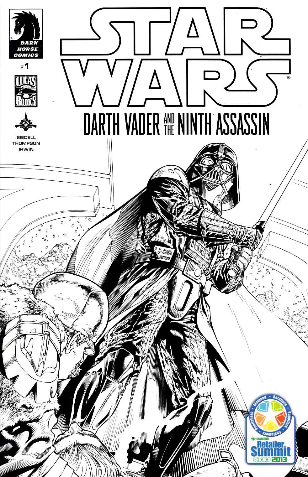 Star Wars Darth Vader & Ninth Assassin #1 RRP Summit Cover Near Mint (9.4) [Dark Horse Comic THUMBNAIL