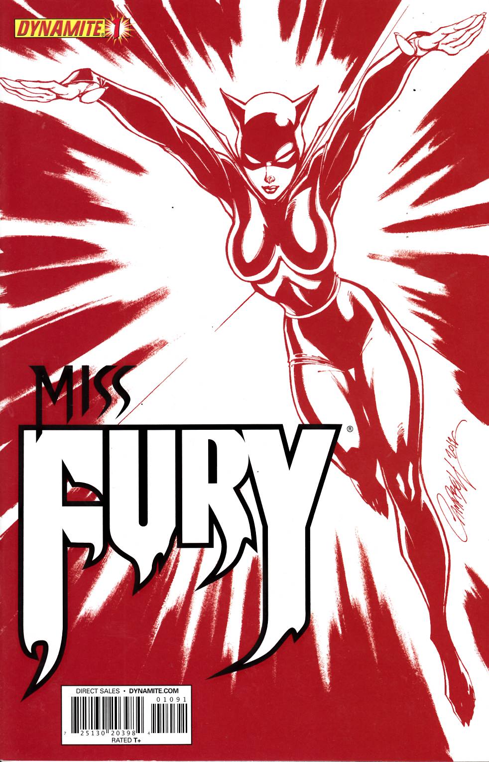 Miss Fury #1 Campbell C2E2 Exclusive Cover Very Fine (8.0) [Dynamite Comic] THUMBNAIL