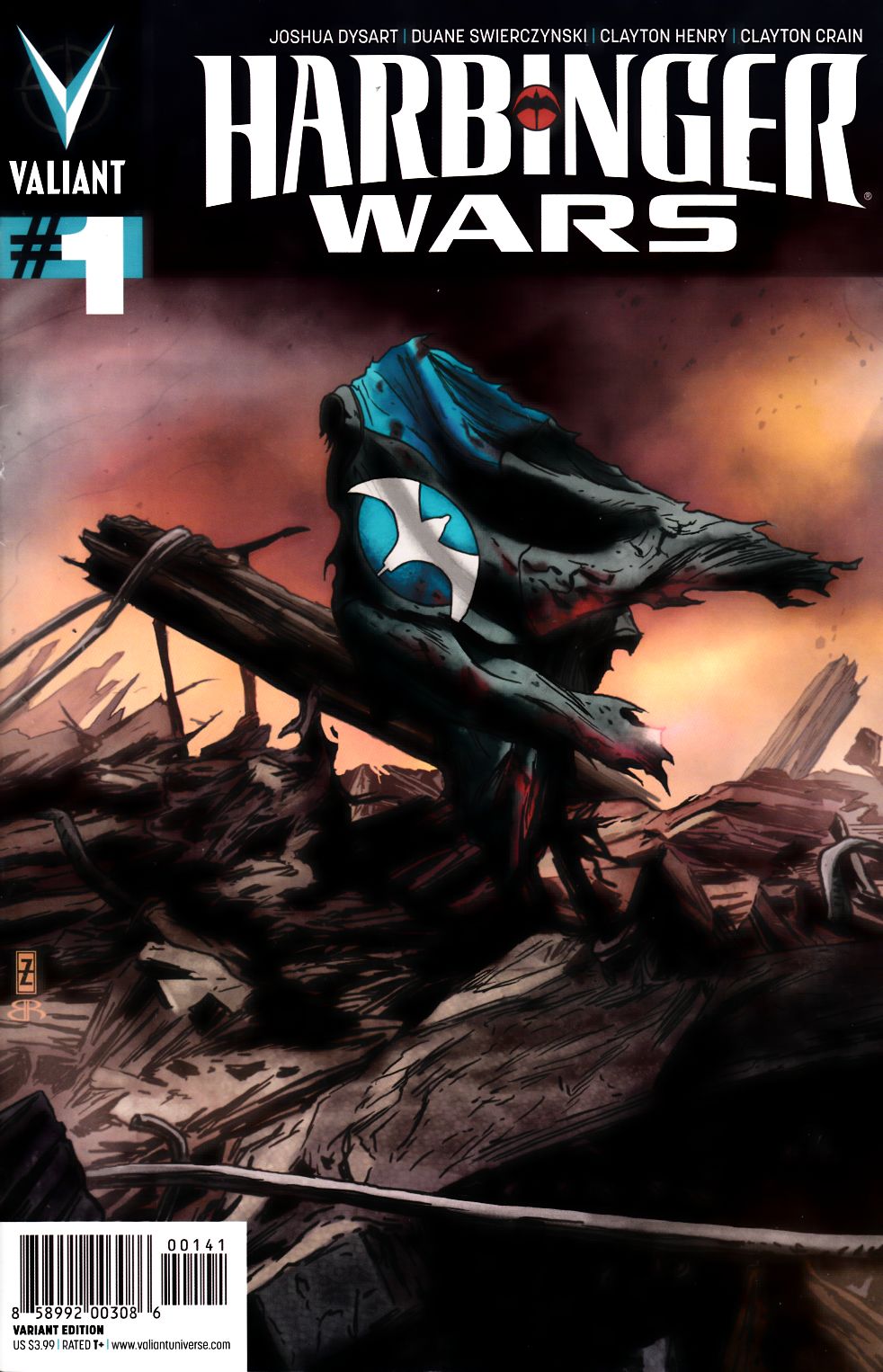 Harbinger Wars #1 Zircher Incentive Cover Fine (6.0) [Valiant Comic] THUMBNAIL