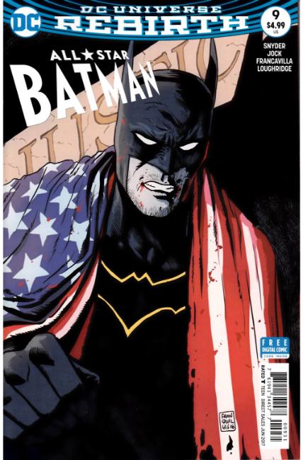 All Star Batman #9 Francavilla Variant Cover Near Mint (9.4) [DC Comic] LARGE