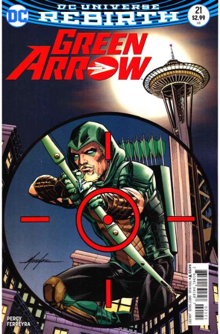 Green Arrow #21 Grell Variant Cover [DC Comic] LARGE