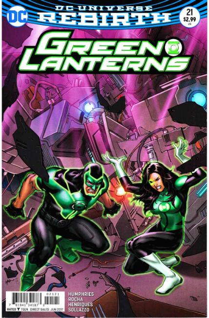 Green Lanterns #21 Lupacchino Variant Cover [DC Comic]