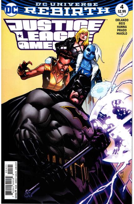 Justice League of America #4 Mahnke Variant Cover [DC Comic] LARGE